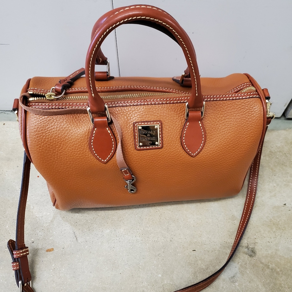 (SOLD) Dooney and Bourke Pebble Leather Satchel